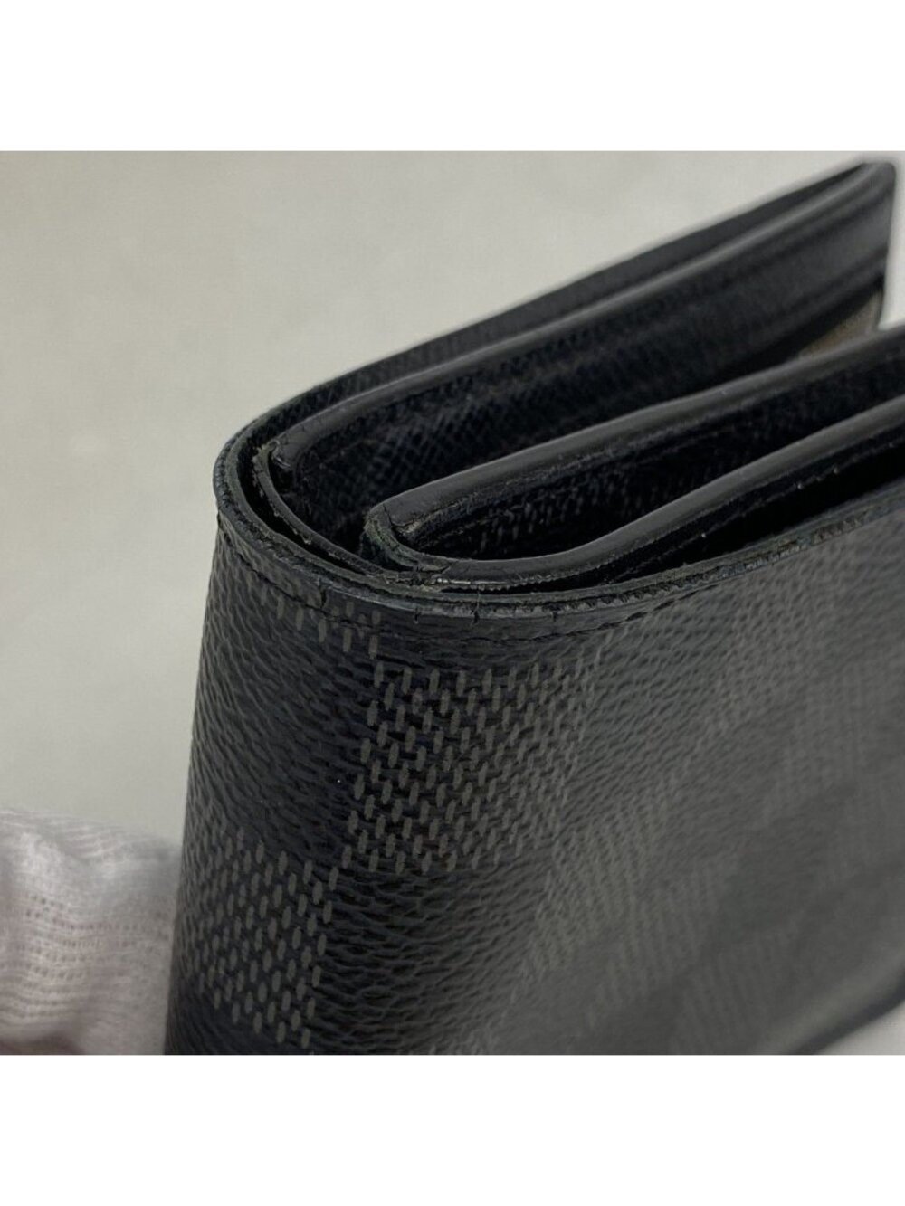 Louis Vuitton Wallet Damier Graphite Portefeuille Amerigo NM Black Gray - Picture 7 of 9